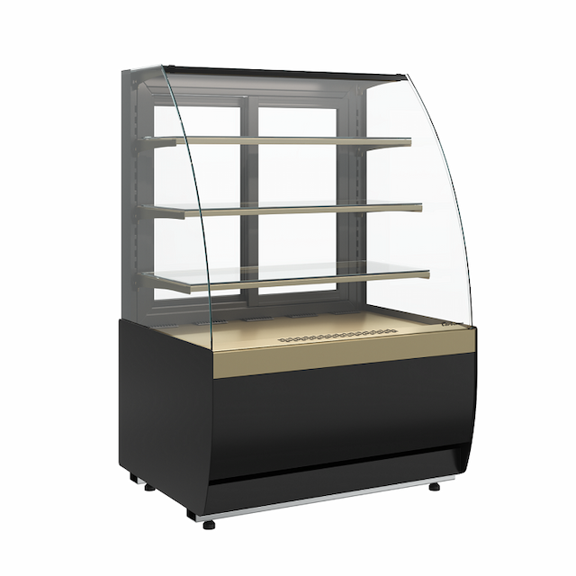 Витрина нейтральная Carboma FLANDRIA 2 K70 N 1,3-1 LIGHT (версия 2.0) (9005-0109)