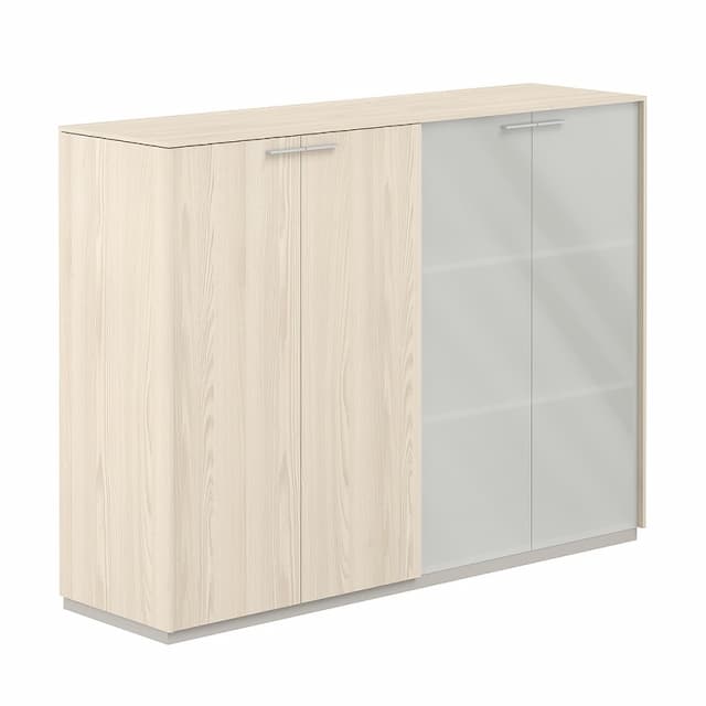 Шкаф средний двойной Norden Атлас NZ-0305+NZ-0335.YN.YN.GLM