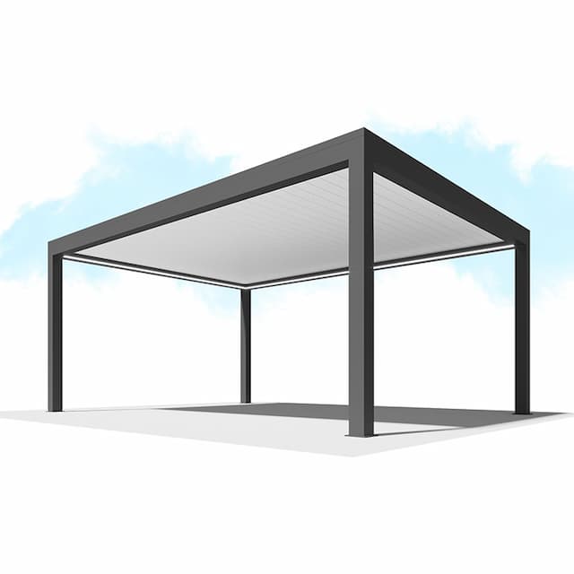 Пергола Сити-Форм Pergola В500-25П Bioclimatic с поворотными ламелями ЛАМЕЛЬ 250 X 53 (6,5х4,5) 1 модуль