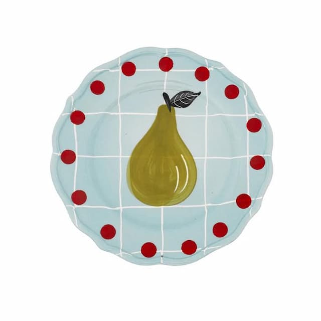 Тарелка Ø 22,5 см Bitossi Quadri QRI00102 Azzurro