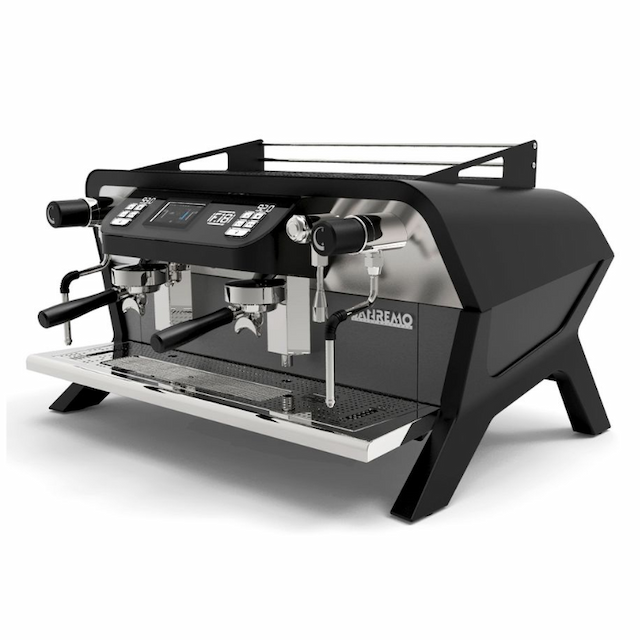 Кофемашина Sanremo F18 2 высокие гр. чёрная матовая