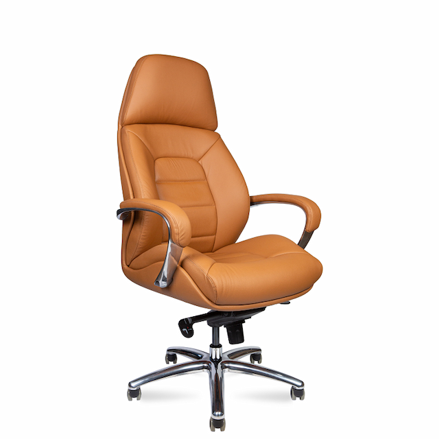 Кресло офисное Norden Porsche F181 light brown leather