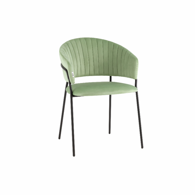 Стул-кресло Клен Брик сгр503 (велюр фисташковый)