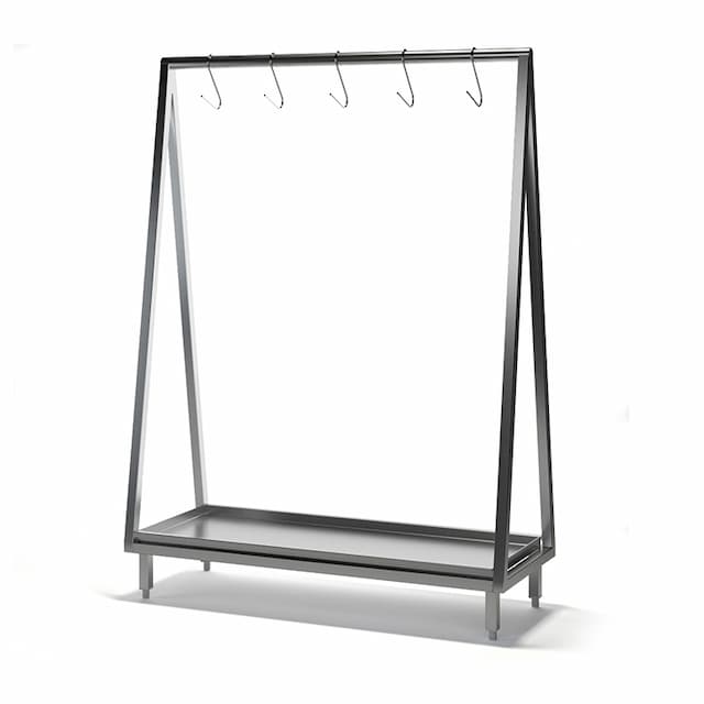 Вешало для туш ТММ ВТ 1200/600 поддон, 4 крючка 		