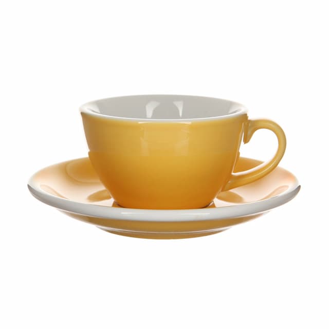 Кофейная пара Loveramics (Лаврамикс) Egg 200ml Желтая